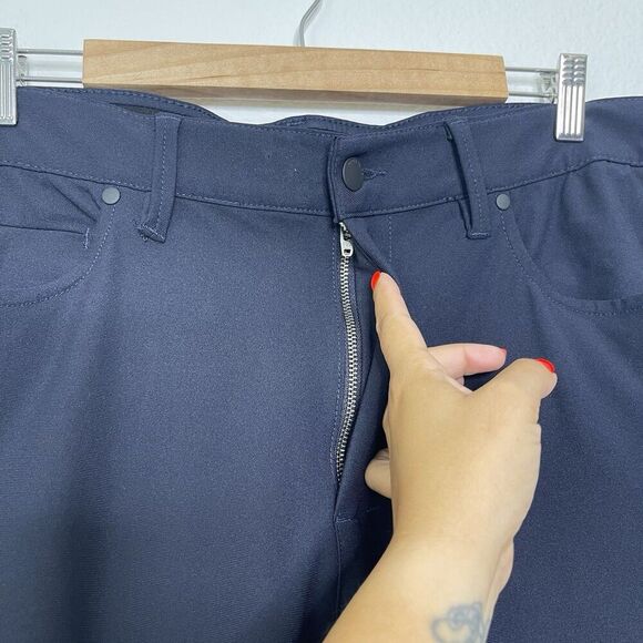 Projek Raw Tech Pants Mens 36x30 360 Stretch Anti-Wrinkle Quick Dry Blue Golf - Picture 7 of 13